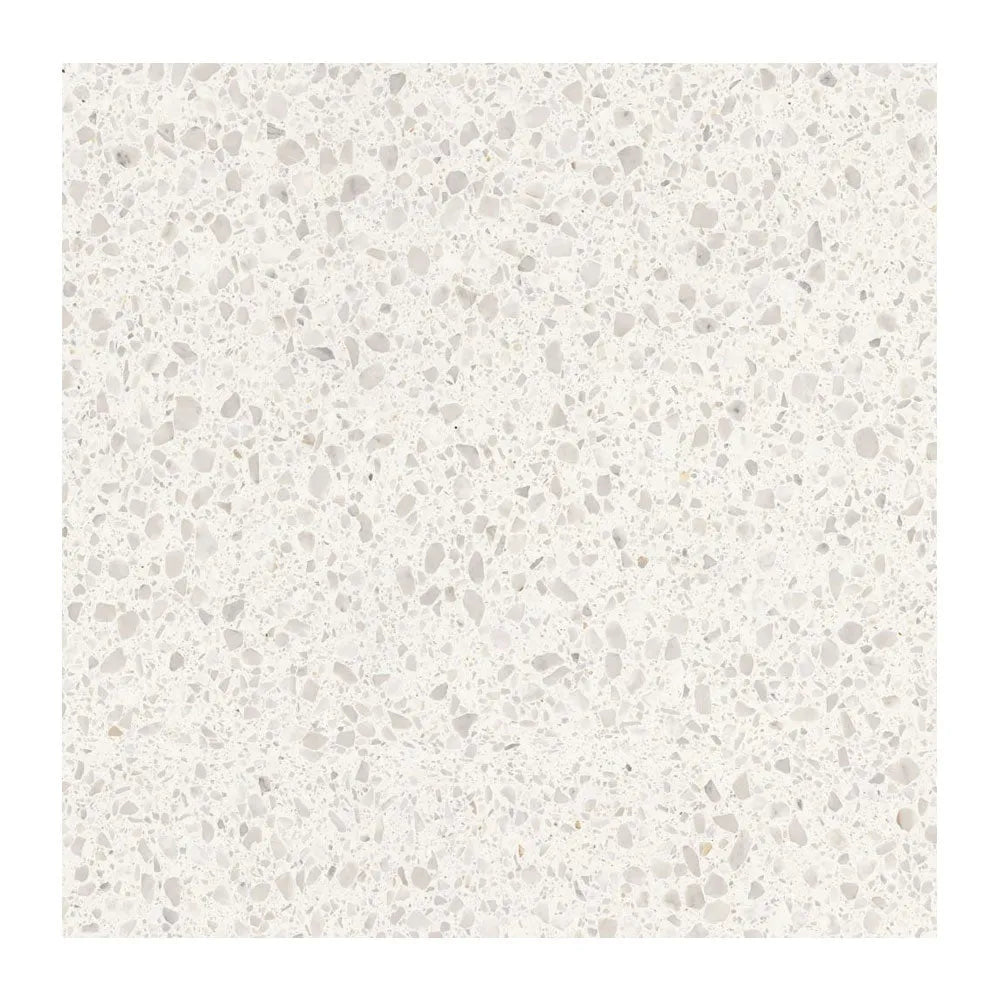 30x30 Skorra White Matte Terrazzo Look Porcelain Tile - American Tile Depot