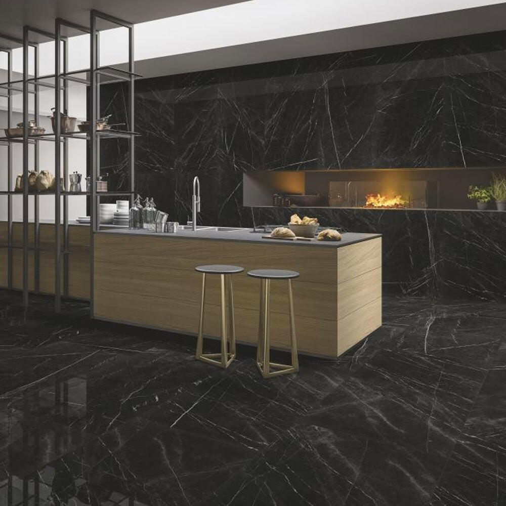 30x30 Virello Marquinia Soft Matte Marble Look Porcelain Tile 30x30 Virello Marquinia Soft Matte Marble Look Porcelain Tile - American Tile Depot