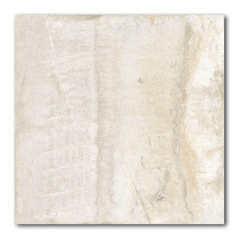 32x32 Ascendra Bianco Matte Travertine Look Porcelain Tile 32x32 Ascendra Bianco Matte Travertine Look Porcelain Tile - American Tile Depot