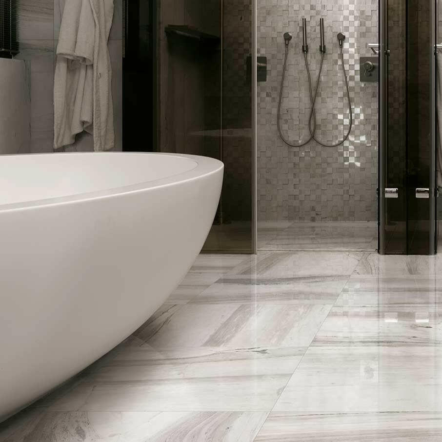 32x32 Lumera Palissandro Luc Polished Marble Look Porcelain Tile 32x32 Lumera Palissandro Luc Polished Marble Look Porcelain Tile - American Tile Depot