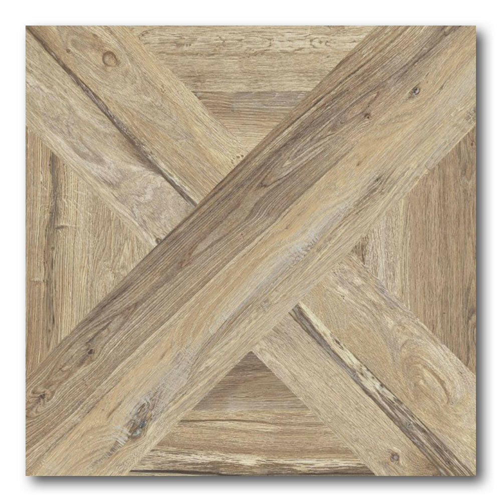 32x32 Thivess Miel Decor Matte Wood Look Porcelain Tile