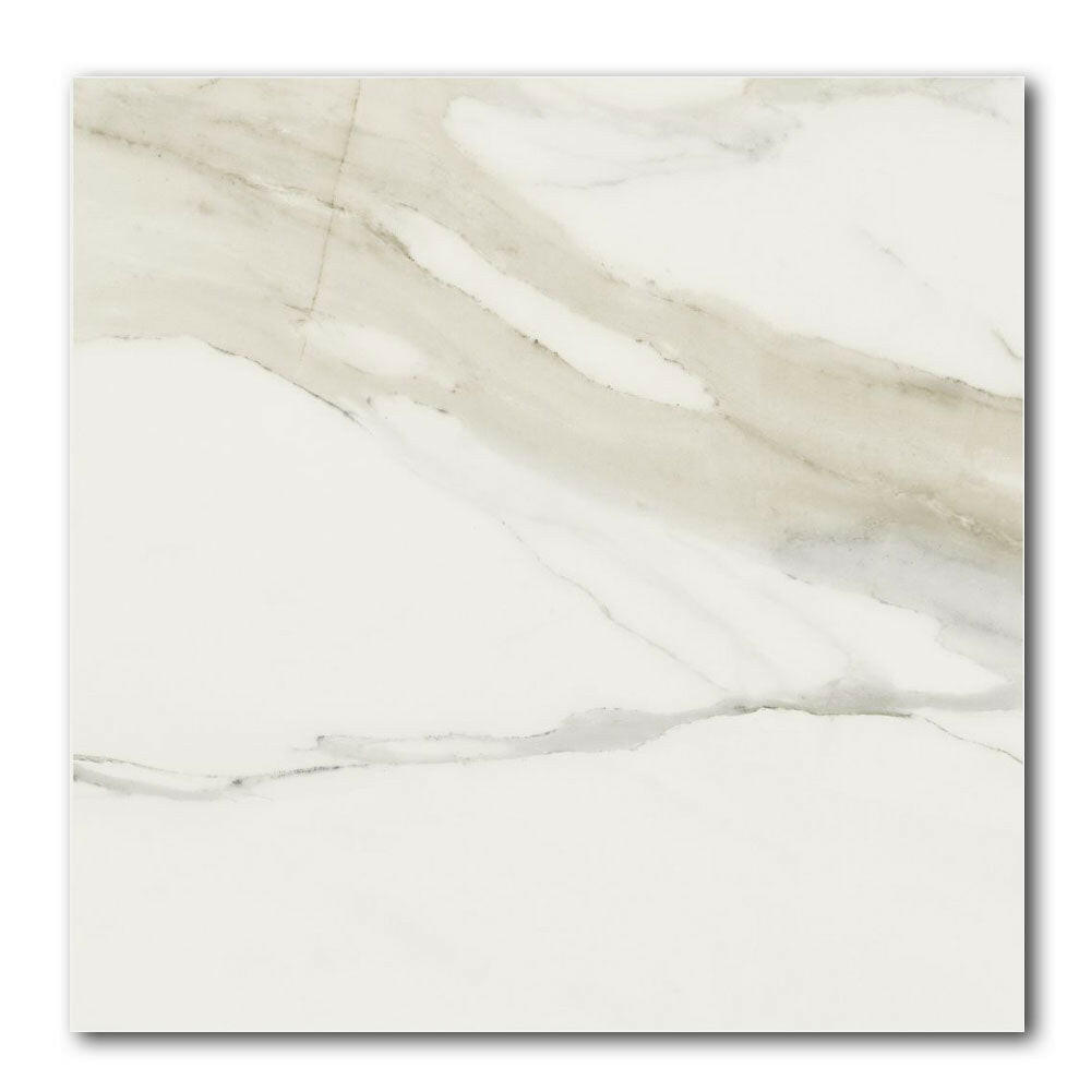 32x32 Solviera Calacatta Gold Glossy Marble Look Porcelain Tile 32x32 Solviera Calacatta Gold Glossy Marble Look Porcelain Tile - American Tile Depot