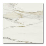 32x32 Solviera Calacatta Gold Glossy Marble Look Porcelain Tile 32x32 Solviera Calacatta Gold Glossy Marble Look Porcelain Tile - American Tile Depot