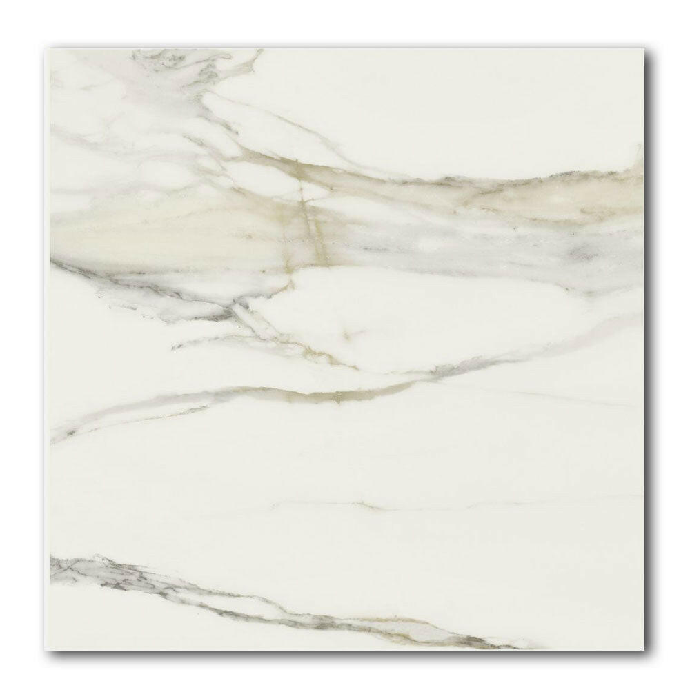 32x32 Solviera Calacatta Gold Glossy Marble Look Porcelain Tile 32x32 Solviera Calacatta Gold Glossy Marble Look Porcelain Tile - American Tile Depot