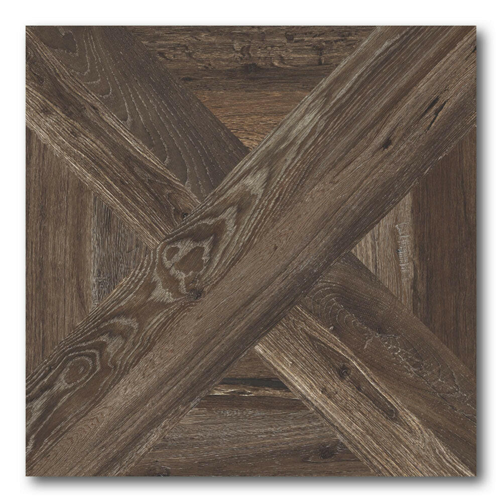 32x32 Thivess Choco Decor Matte Wood Look Porcelain Tile 32x32 Thivess Choco Decor Matte Wood Look Porcelain Tile - American Tile Depot