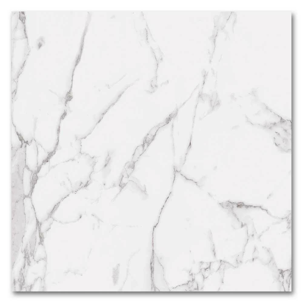 35x35 Statuario Blanco Marble Look Glossy Porcelain Tile 35x35 Statuario Blanco Marble Look Glossy Porcelain Tile - American Tile Depot