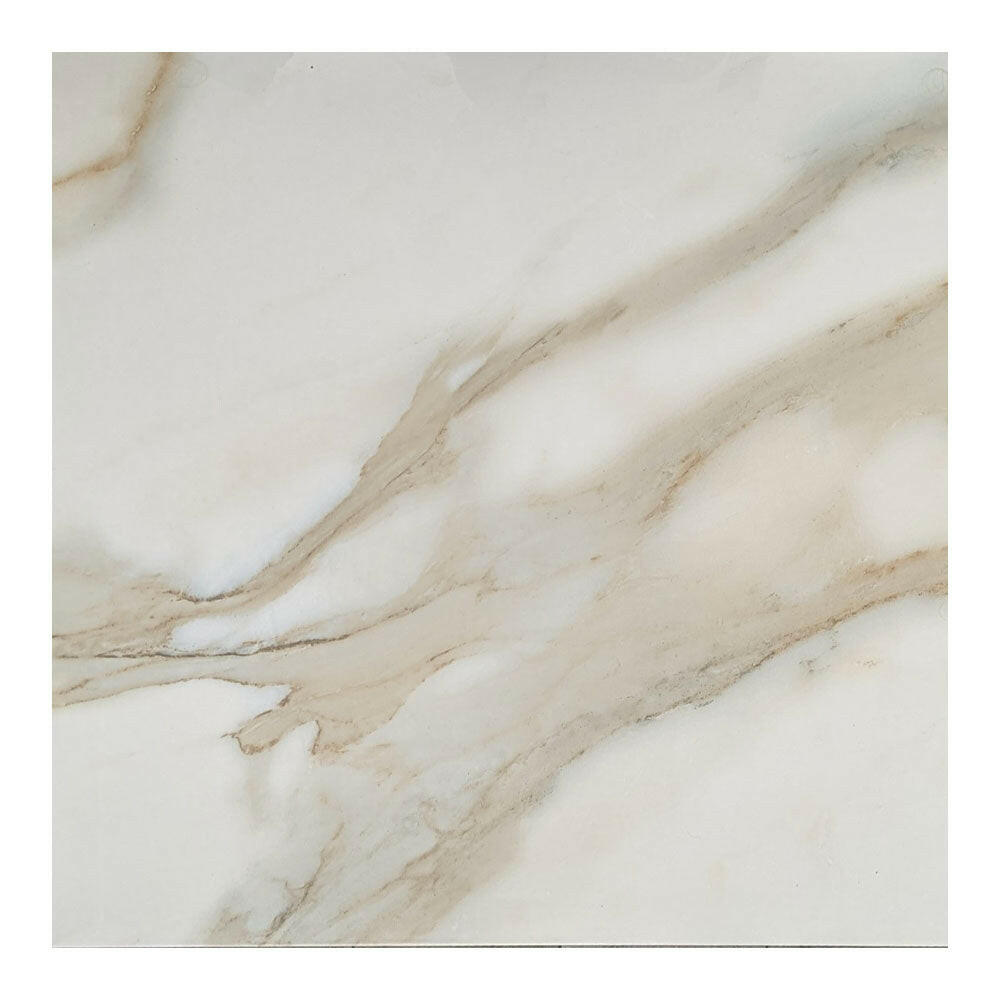 36x36 Calacatta Natural Polished Marble Look Porcelain Tile 36x36 Calacatta Natural Polished Marble Look Porcelain Tile - American Tile Depot