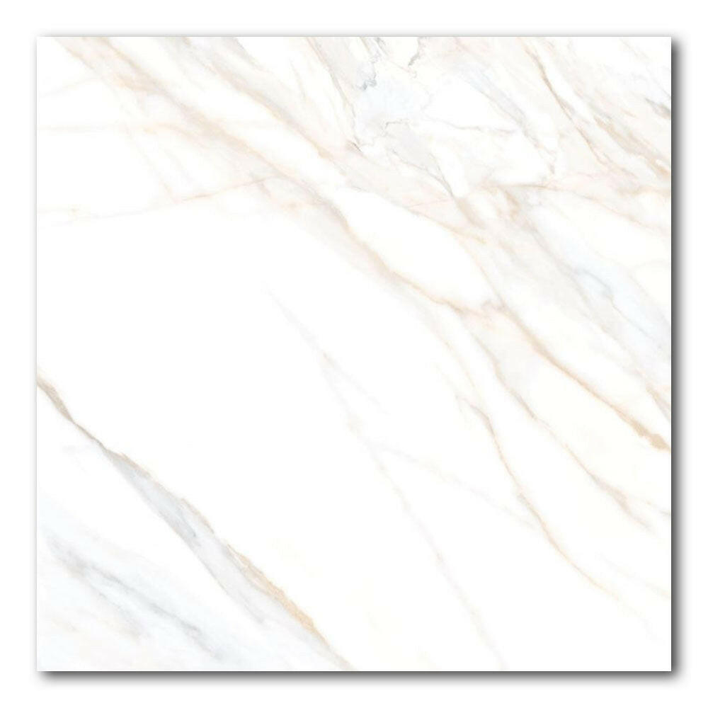 36x36 Gold Calacatta Polished Marble Look Porcelain Tile 36x36 Gold Calacatta Polished Marble Look Porcelain Tile - American Tile Depot