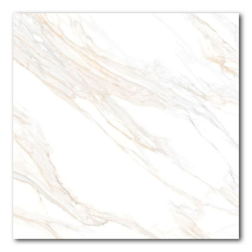 36x36 Gold Calacatta Polished Marble Look Porcelain Tile 36x36 Gold Calacatta Polished Marble Look Porcelain Tile - American Tile Depot