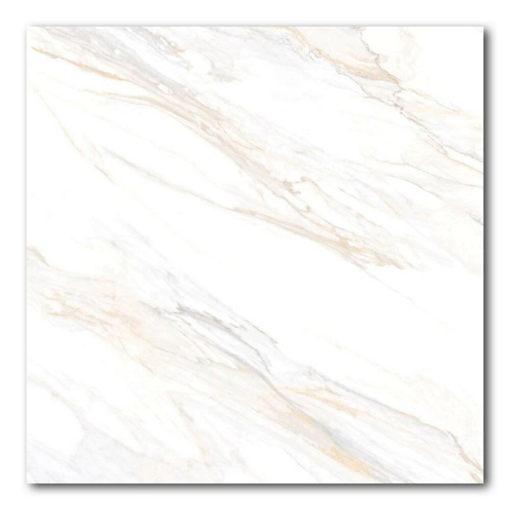 36x36 Gold Calacatta Polished Marble Look Porcelain Tile 36x36 Gold Calacatta Polished Marble Look Porcelain Tile - American Tile Depot