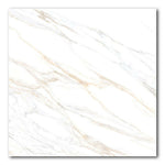 36x36 Gold Calacatta Polished Marble Look Porcelain Tile 36x36 Gold Calacatta Polished Marble Look Porcelain Tile - American Tile Depot