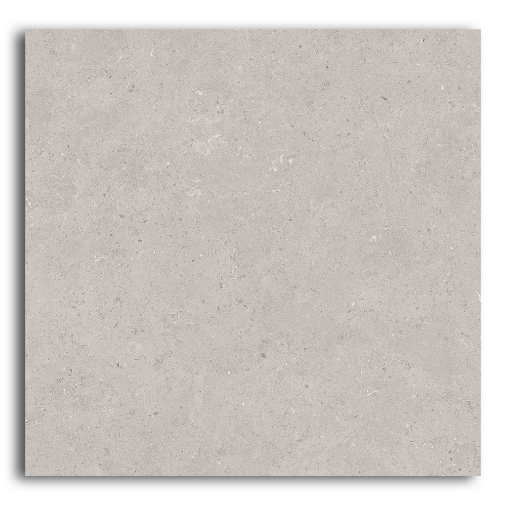 36x36 Limestone Gray Natural Porcelain Tile