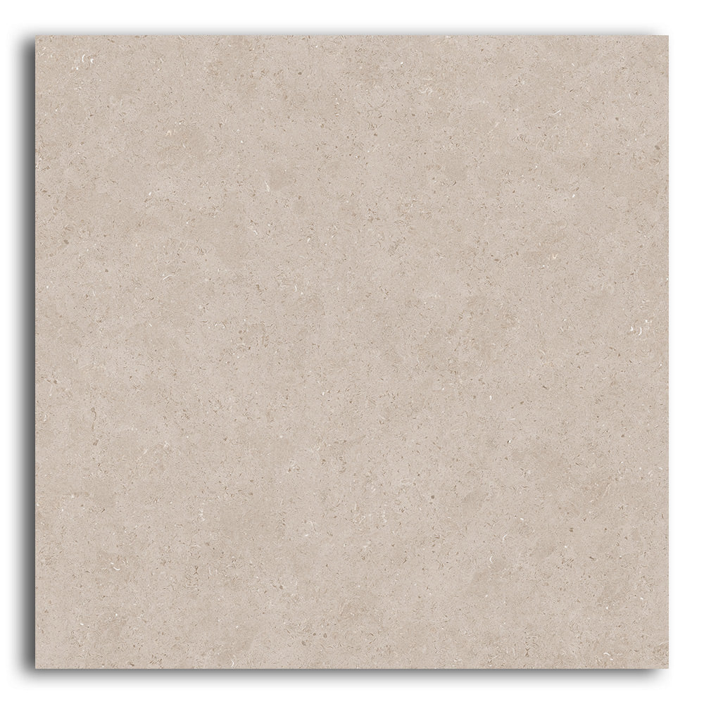 36x36 Limestone Taupe Natural Porcelain Tile