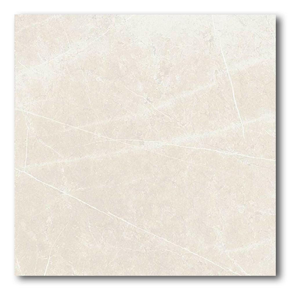 36x36 Pluvessa White Polished Marble Look Porcelain Tile 36x36 Pluvessa White Polished Marble Look Porcelain Tile - American Tile Depot