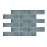 3x12 Blue Metro Cubes Glass Subway Tile 3x12 Blue Metro Cubes Glass Subway Tile - American Tile Depot