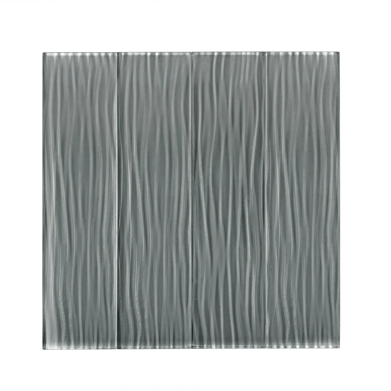 3x12 Blue Pasific Waves Glass Subway Tile 3x12 Blue Pasific Waves Glass Subway Tile - American Tile Depot