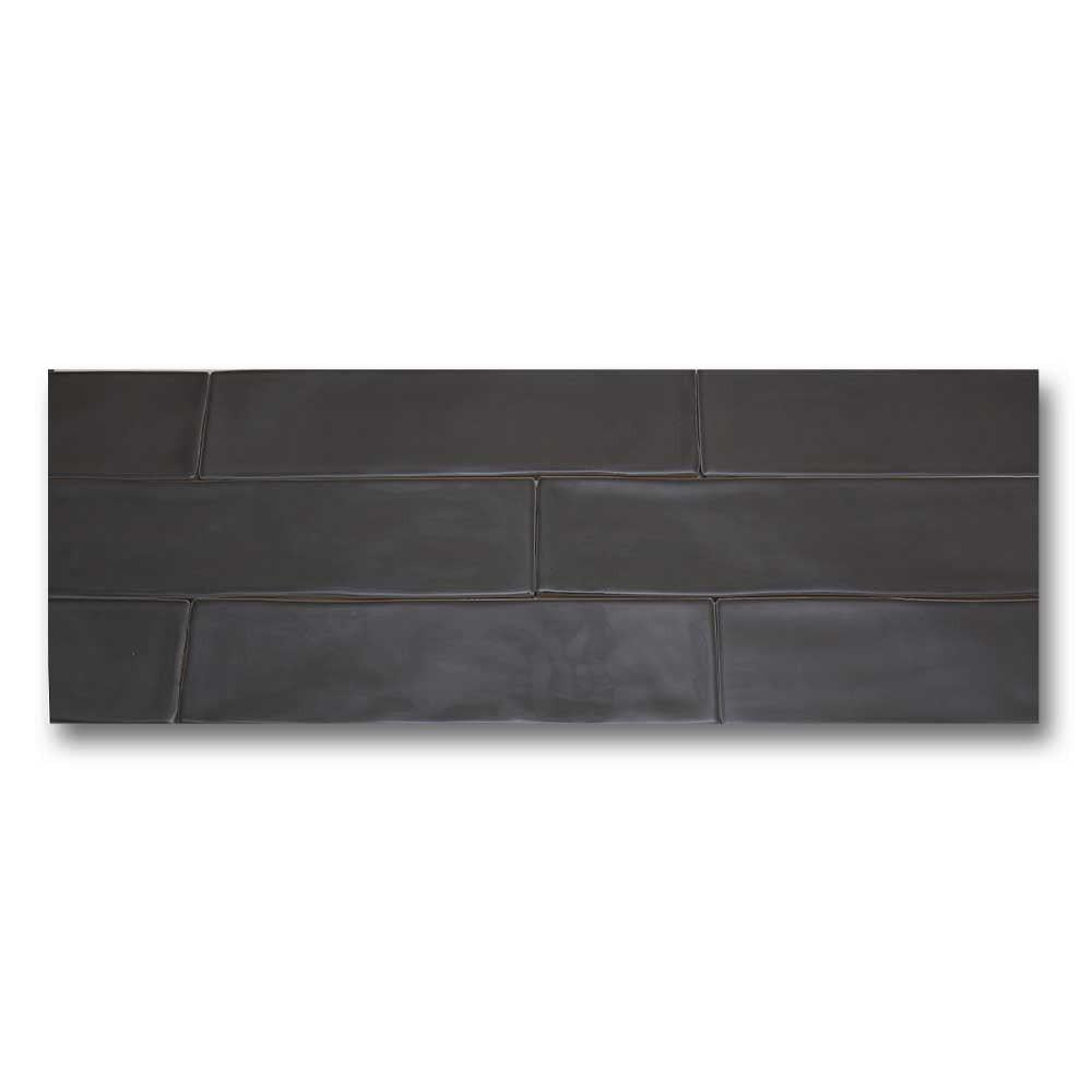3x12 Bronx Gris Glossy Solid Color Porcelain Tile 3x12 Bronx Gris Glossy Solid Color Porcelain Tile - American Tile Depot