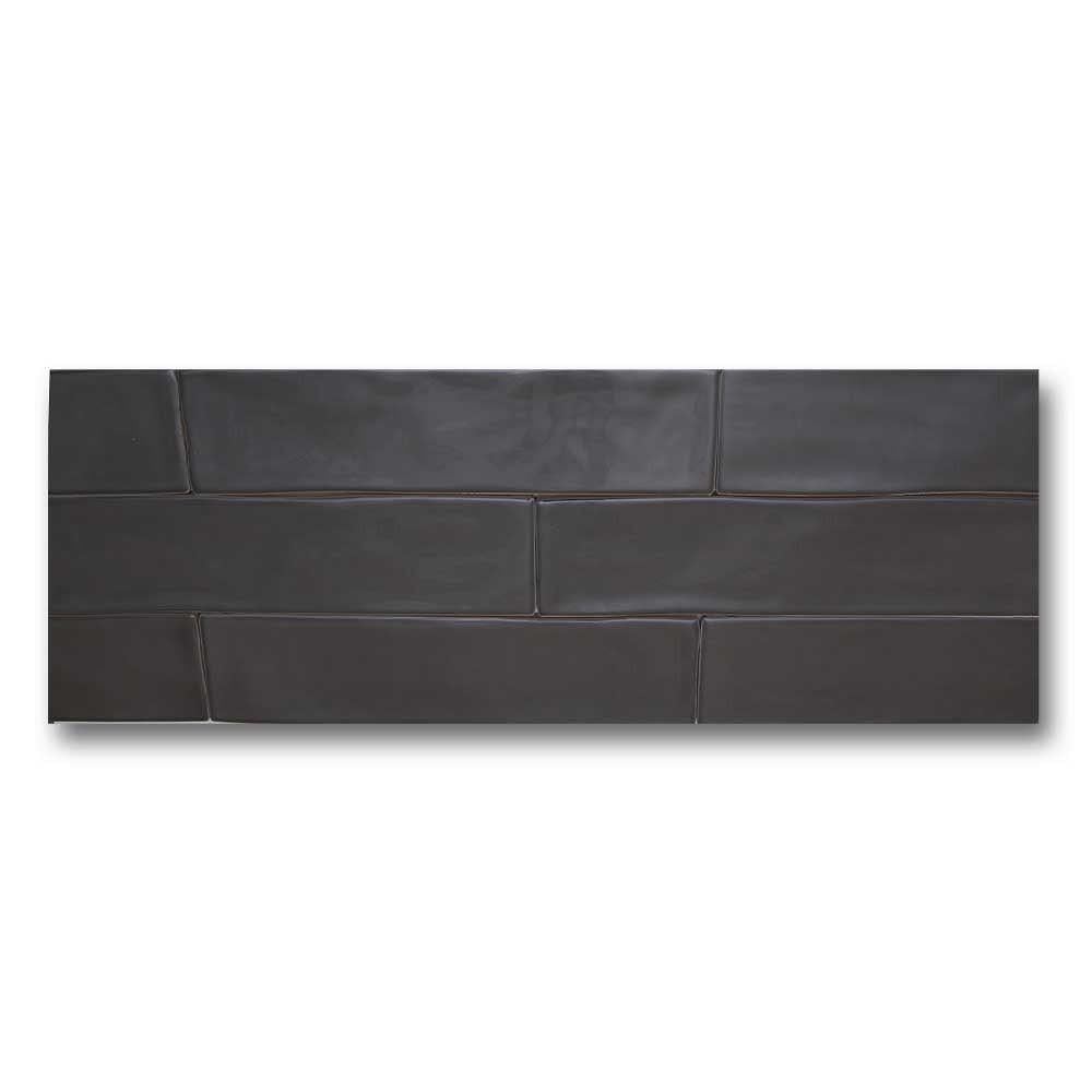 3x12 Bronx Gris Glossy Solid Color Porcelain Tile 3x12 Bronx Gris Glossy Solid Color Porcelain Tile - American Tile Depot