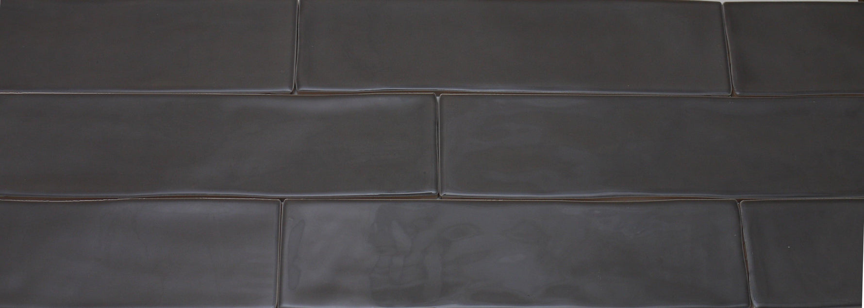 3x12 Bronx Gris Glossy Solid Color Porcelain Tile 3x12 Bronx Gris Glossy Solid Color Porcelain Tile - American Tile Depot