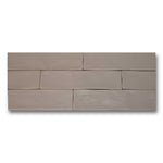 3x12 Bronx Hueso Glossy Solid Color Porcelain Tile 3x12 Bronx Hueso Glossy Solid Color Porcelain Tile - American Tile Depot