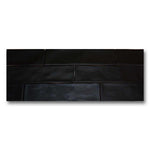 3x12 Bronx Nero Glossy Solid Color Porcelain Tile 3x12 Bronx Nero Glossy Solid Color Porcelain Tile - American Tile Depot