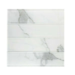 3x12 Calacatta Gold Marble Look Glass Subway Tile 3x12 Calacatta Gold Marble Look Glass Subway Tile - American Tile Depot