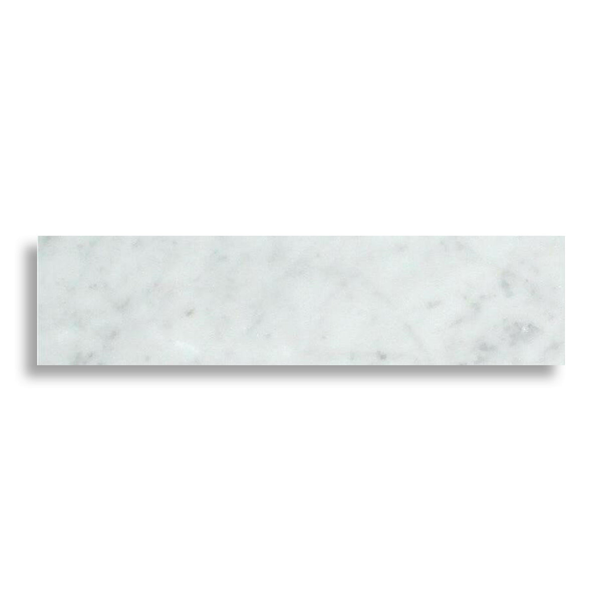 3x12 Carrara White Marble Honed Tile