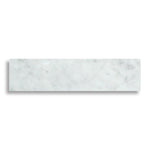 3x12 Carrara White Marble Polished Tile - American Tile Depot