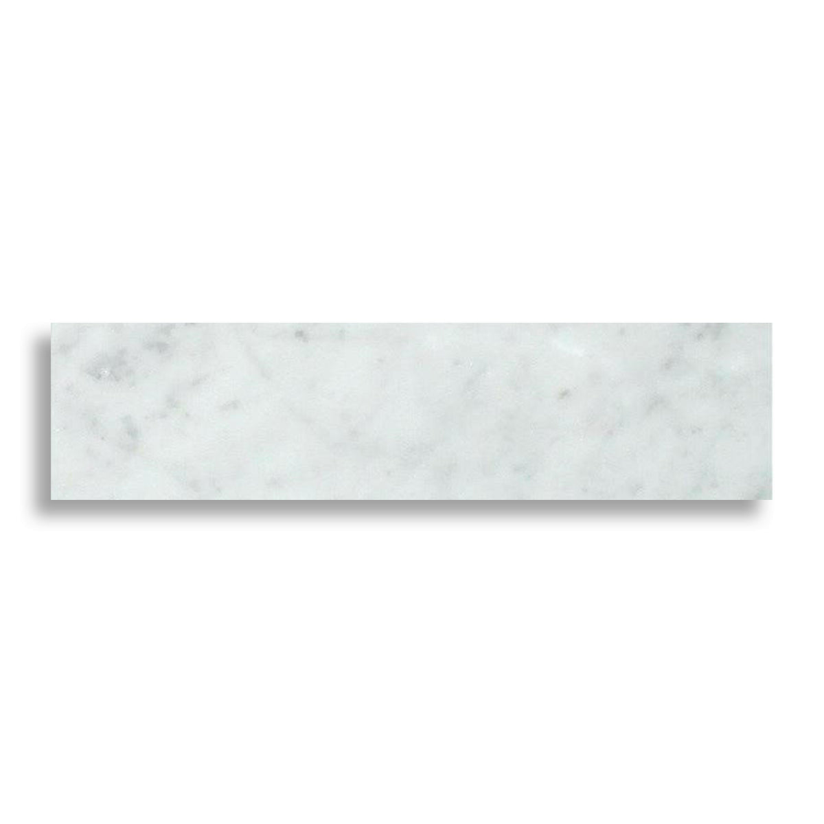 3x12 Carrara White Marble Honed Tile