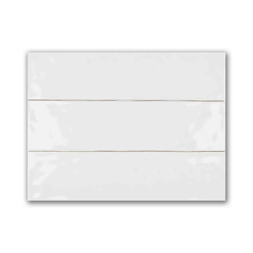 3x12 Crafta White Ice Glossy Ceramic Wall Tile 3x12 Crafta White Ice Glossy Ceramic Wall Tile - American Tile Depot