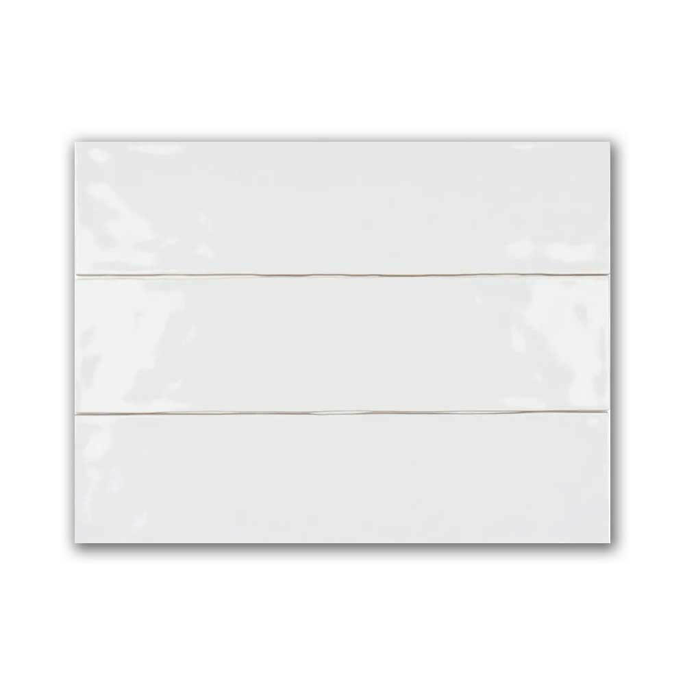 3x12 Crafta White Ice Glossy Ceramic Wall Tile 3x12 Crafta White Ice Glossy Ceramic Wall Tile - American Tile Depot