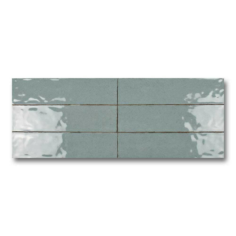 3x12 Faience Aqua Concrete Look Matte Ceramic Wall Tile 3x12 Faience Aqua Concrete Look Matte Ceramic Wall Tile - American Tile Depot