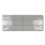 3x12 Faience Tender Gray Concrete Look Matte Ceramic Wall Tile 3x12 Faience Tender Gray Concrete Look Matte Ceramic Wall Tile - American Tile Depot
