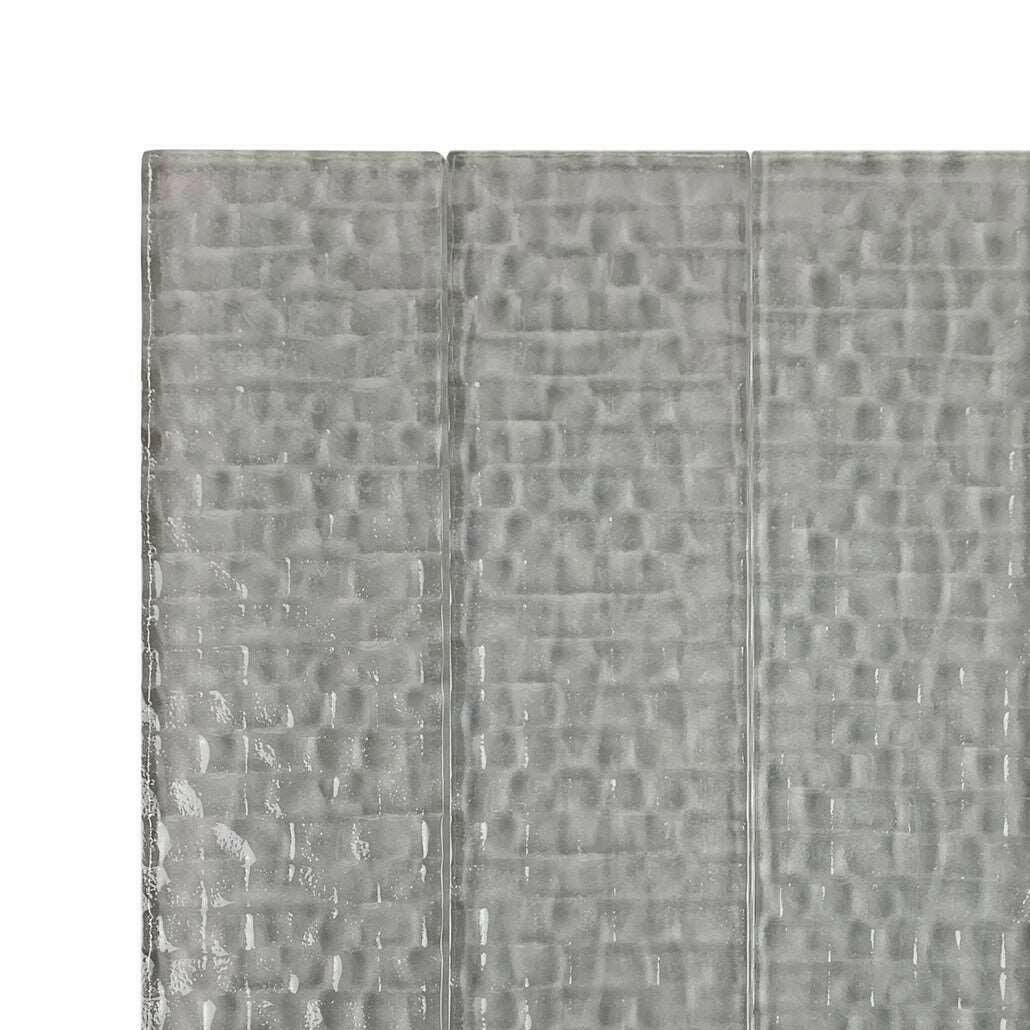 3x12 Gray Metro Cubes Glass Subway Tile 3x12 Gray Metro Cubes Glass Subway Tile - American Tile Depot
