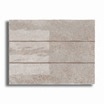3x12 Lithos Silver Glossy Ceramic Tile - American Tile Depot