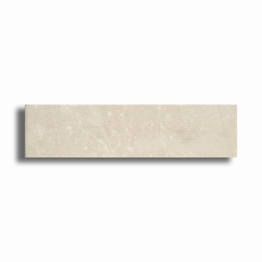 3x12 Lumina Avorio Bianco Glossy Stone Look Ceramic Tile - American Tile Depot