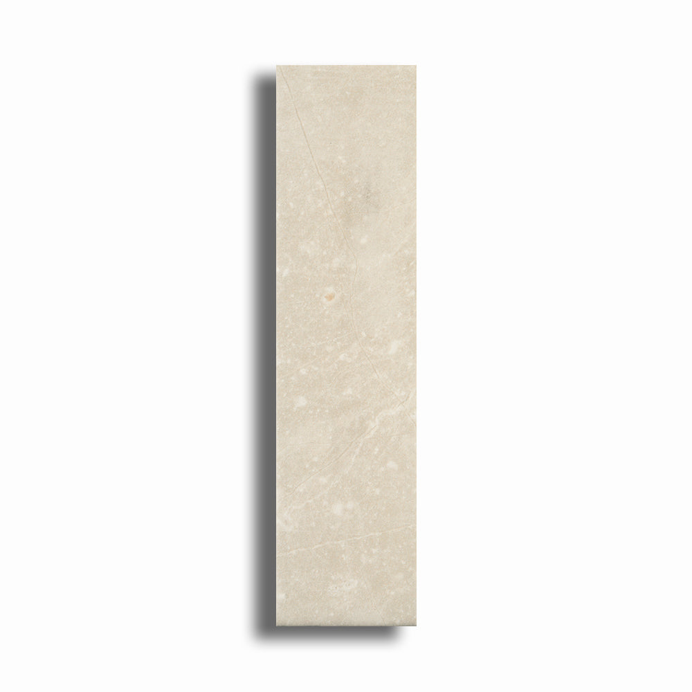 3x12 Lumina Avorio Bianco Glossy Stone Look Ceramic Tile - American Tile Depot