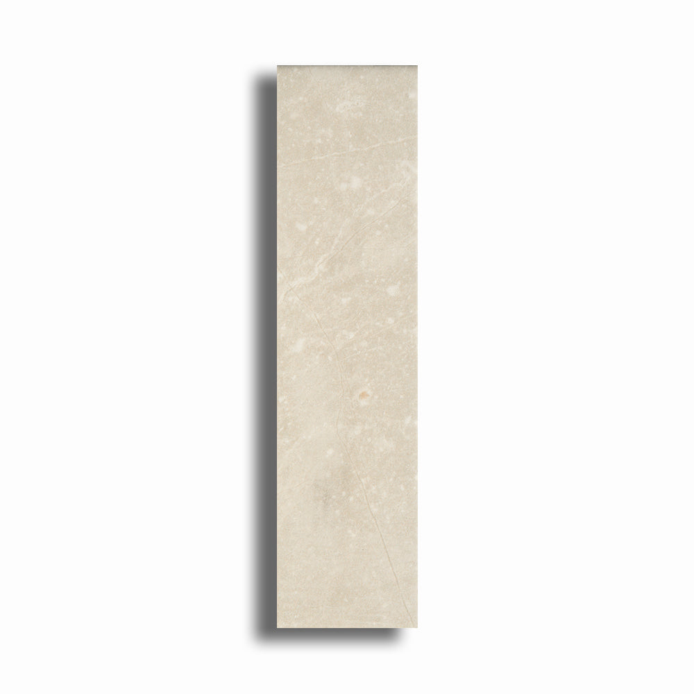 3x12 Lumina Avorio Bianco Glossy Stone Look Ceramic Tile - American Tile Depot