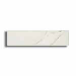 3x12 Lumina Bianco Matte Marble Look Ceramic Tile - American Tile Depot