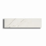 3x12 Lumina Bianco Matte Marble Look Ceramic Tile - American Tile Depot