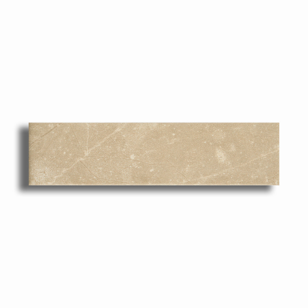 3x12 Lumina Crema Matte Stone Look Ceramic Tile - American Tile Depot