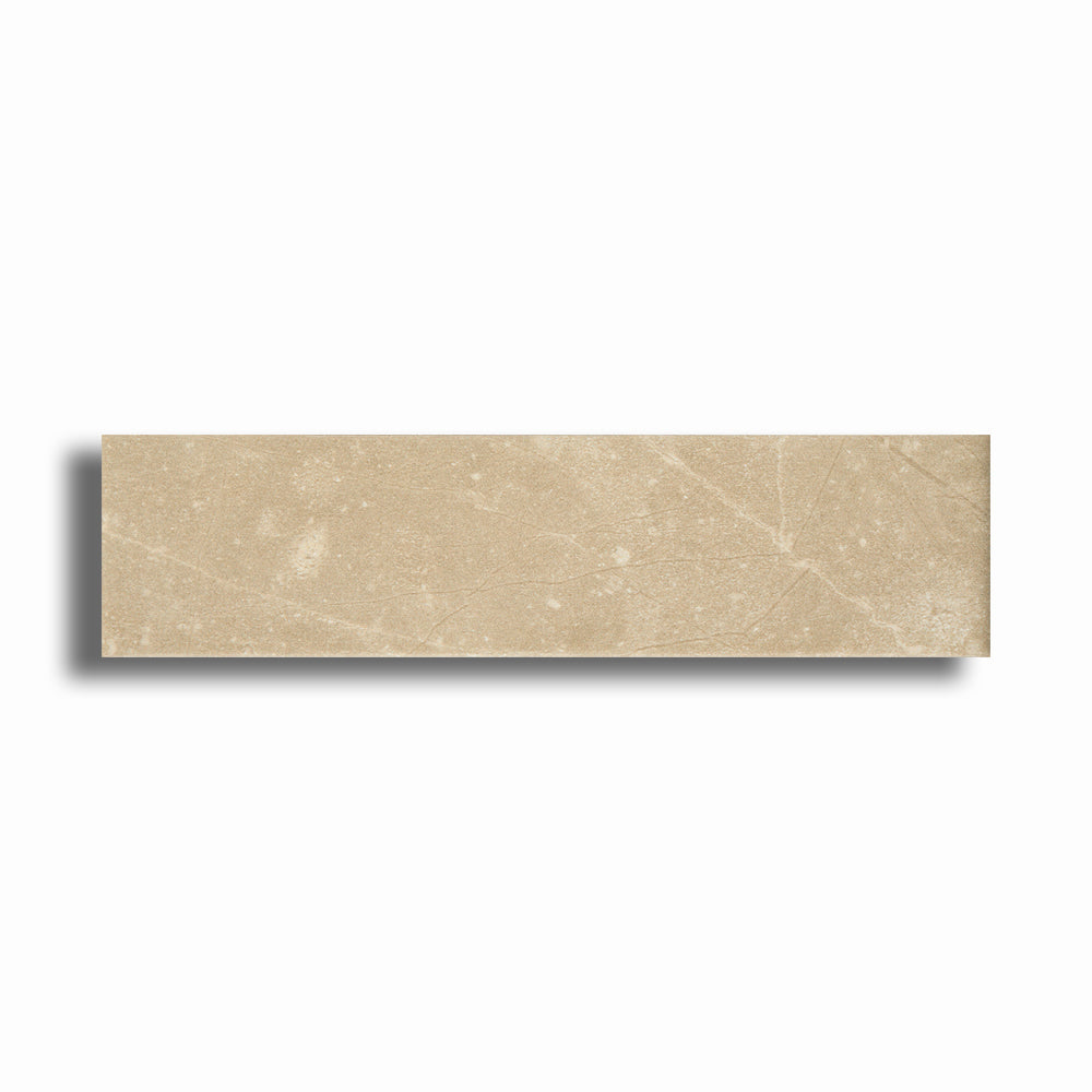 3x12 Lumina Crema Matte Stone Look Ceramic Tile - American Tile Depot
