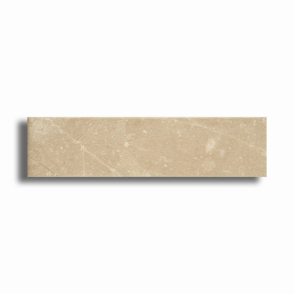 3x12 Lumina Crema Matte Stone Look Ceramic Tile - American Tile Depot