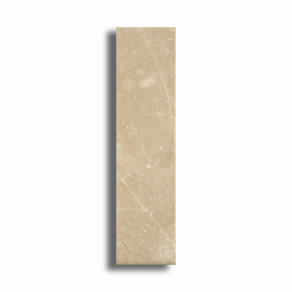 3x12 Lumina Crema Matte Stone Look Ceramic Tile - American Tile Depot