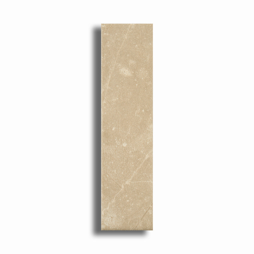 3x12 Lumina Crema Glossy Stone Look Ceramic Tile - American Tile Depot