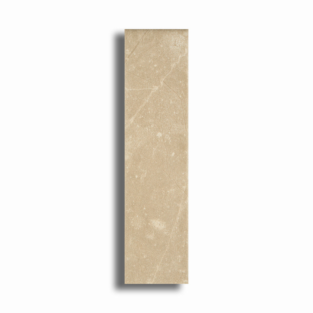3x12 Lumina Crema Matte Stone Look Ceramic Tile - American Tile Depot
