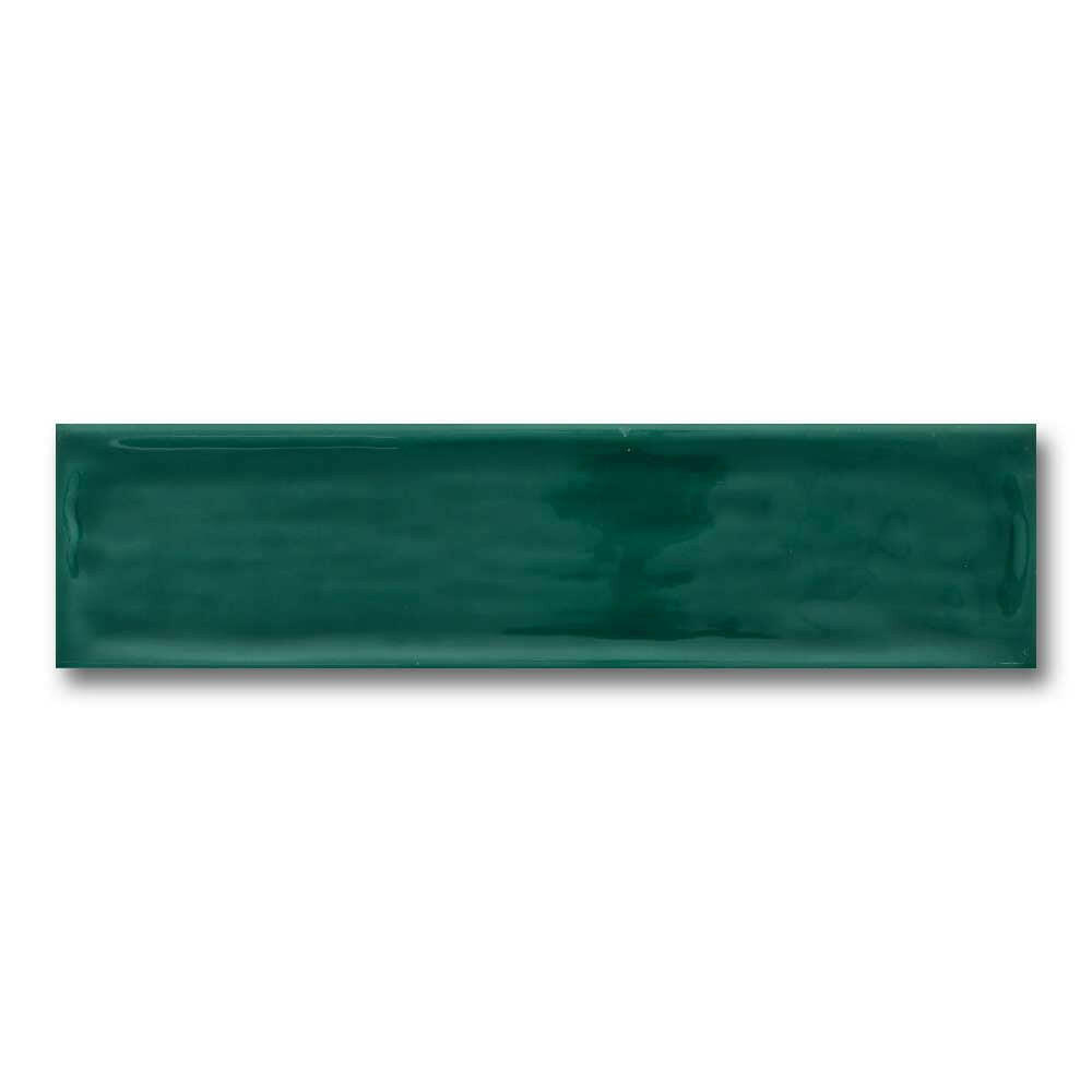 3x12 Majestic Flow Green Solid Look Glossy Ceramic Wall Tile - American Tile Depot