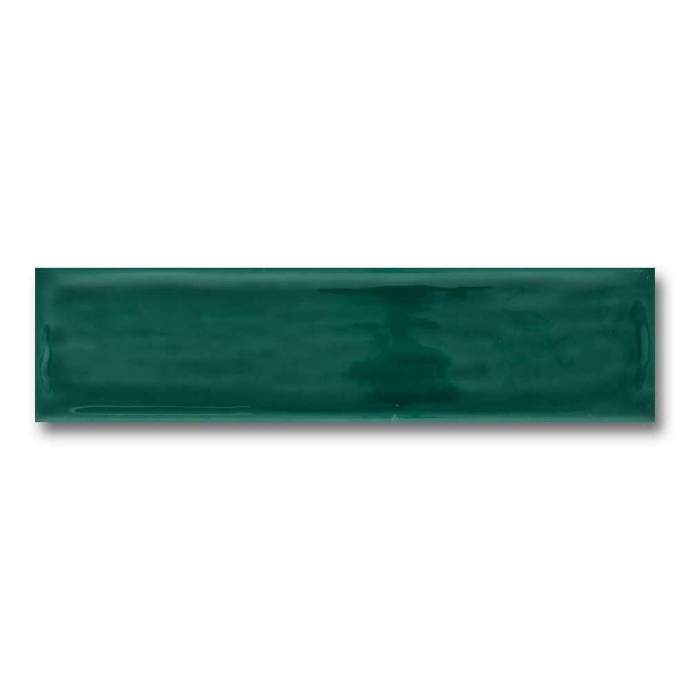 3x12 Majestic Flow Green Solid Look Glossy Ceramic Wall Tile - American Tile Depot
