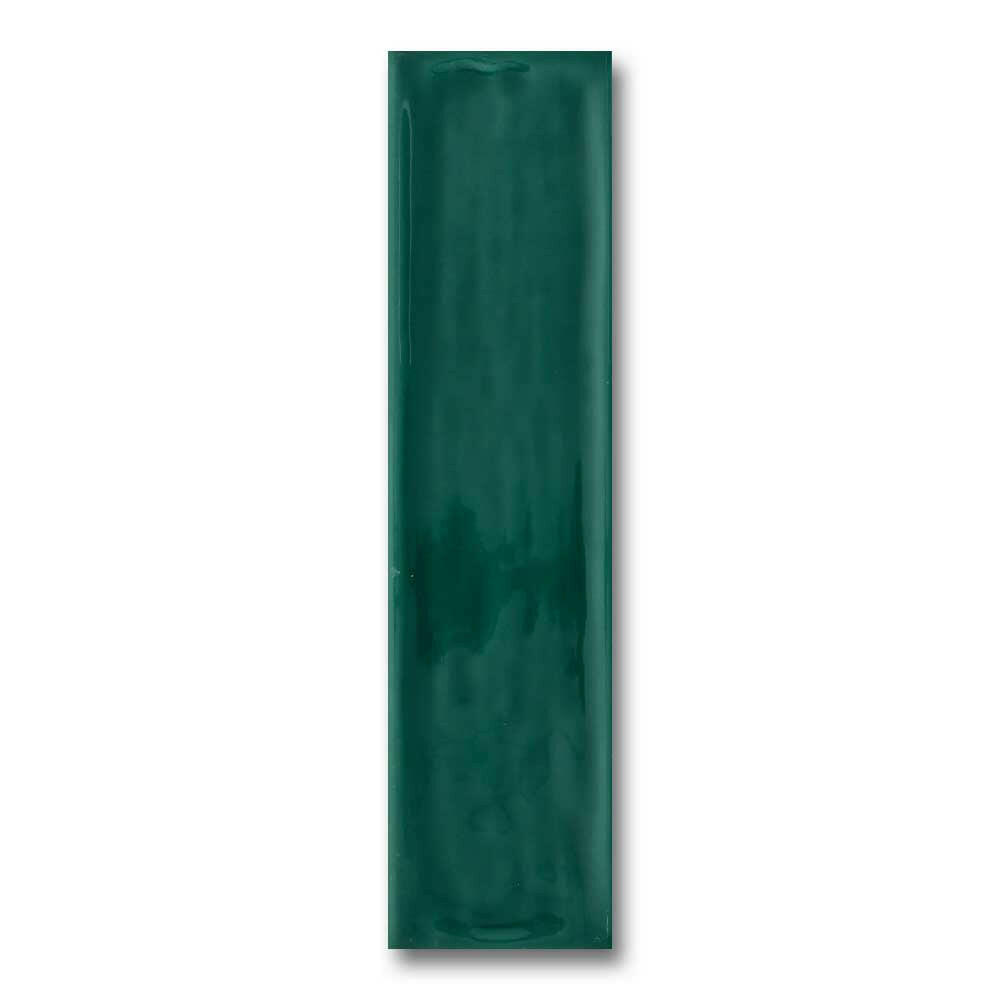 3x12 Majestic Flow Green Solid Look Glossy Ceramic Wall Tile - American Tile Depot