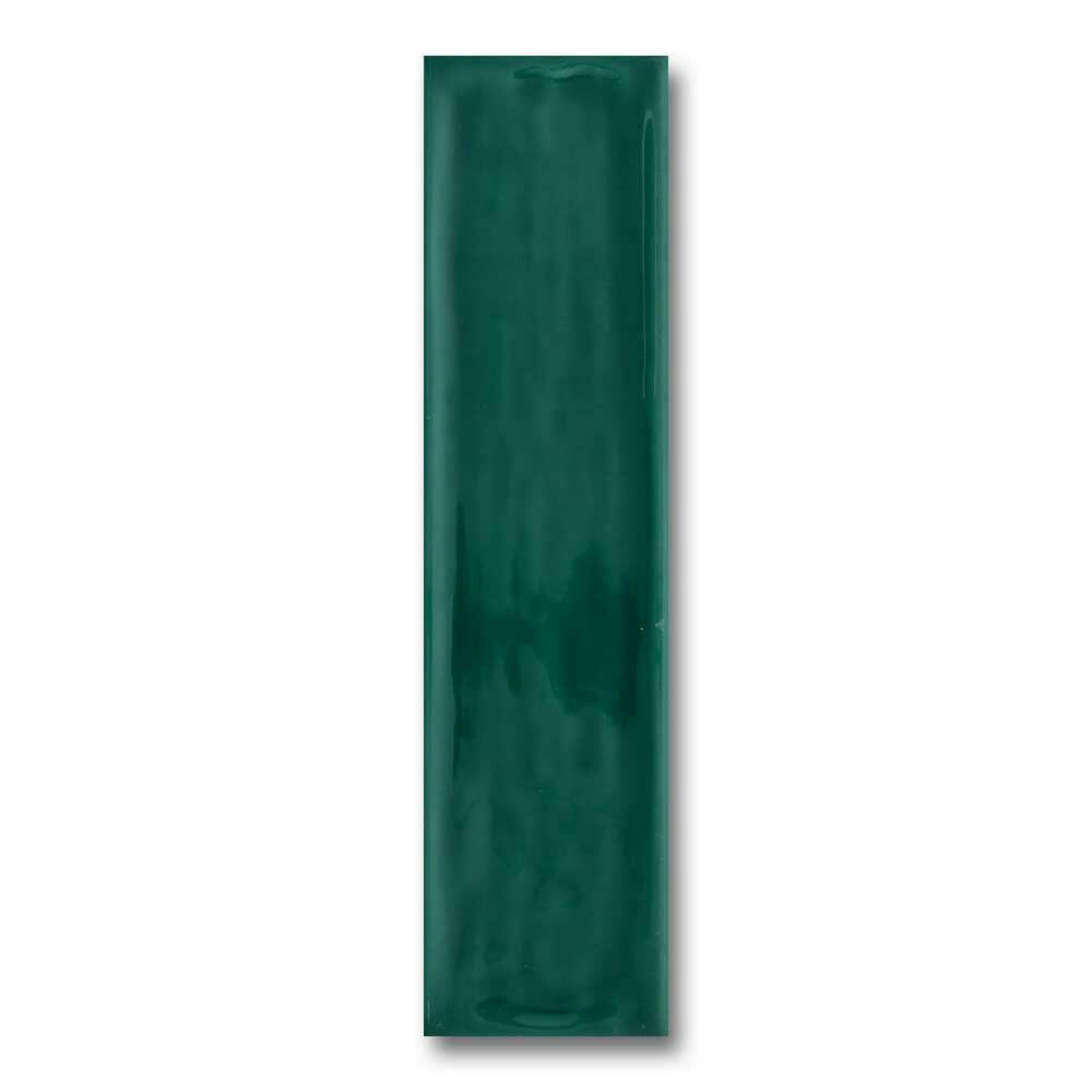3x12 Majestic Flow Green Solid Look Glossy Ceramic Wall Tile - American Tile Depot